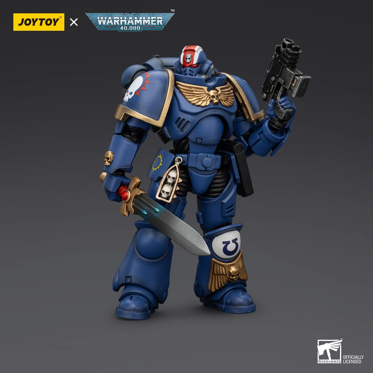 

[IN STOCK] JOYTOY Warhammer 40k 1/18 Action Figure Ultramarines Heroes of the Chapter Erastus Anime Military Model Toys