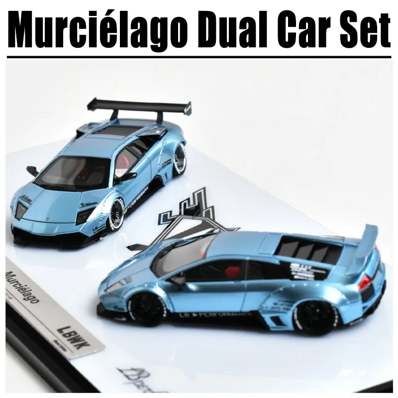 

LB Works 1/64 Murciélago Dual Car Set Resin Toy Diecast Metal Model Gifts