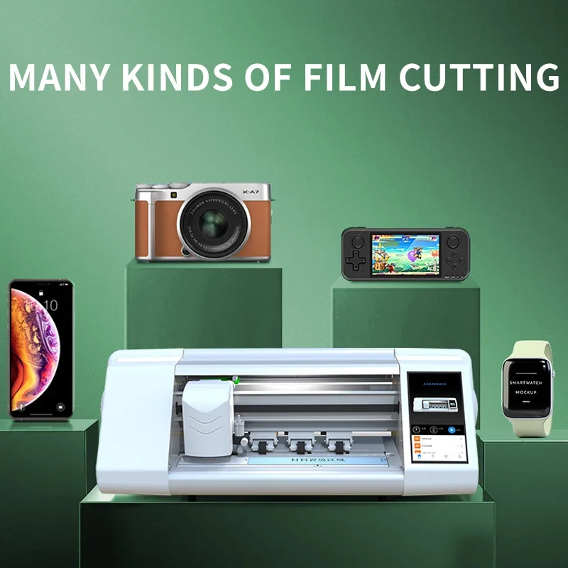 Hot Sale 2025 High Precision Roll Hydrogel & TPU Screen Protector Smart Film Cutting Machine For Mobile Phone Use