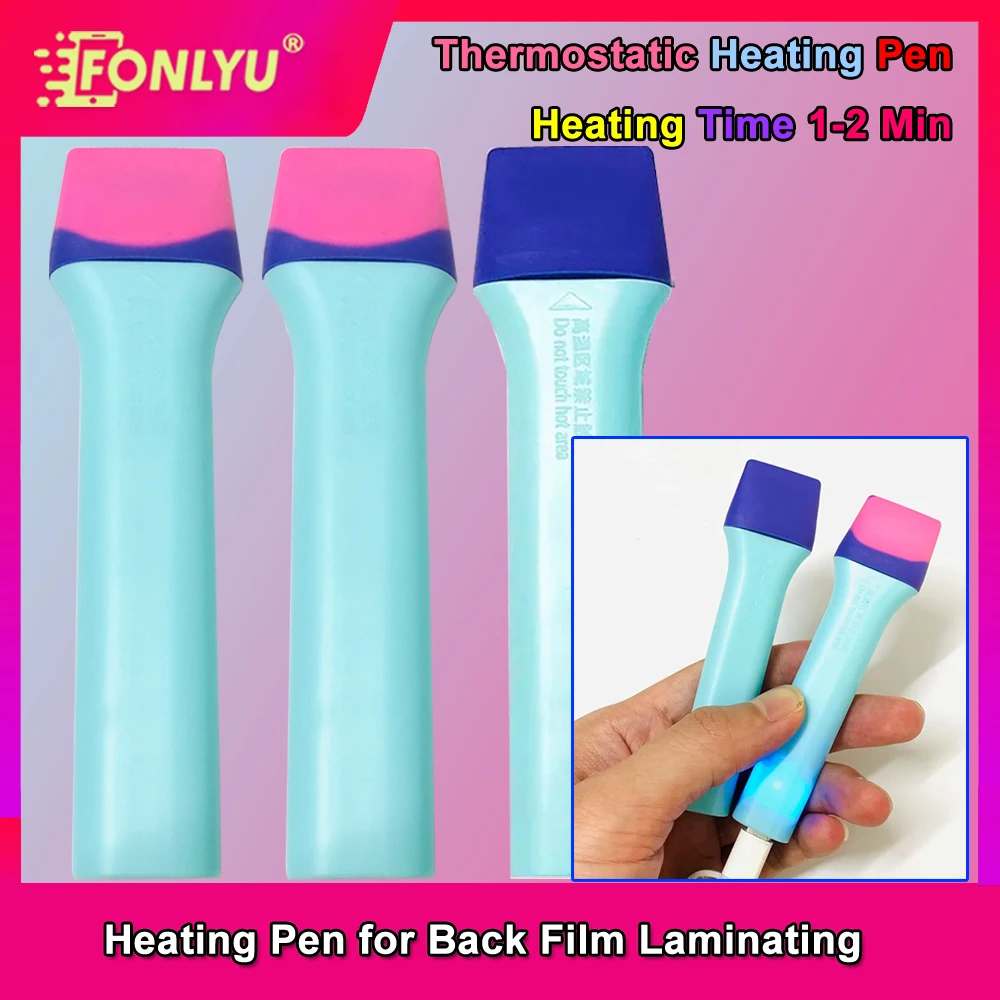 FONLYU 5pcs Back Film Edge Heating Pen Electrothermal Pen Curing Hydrogel Film Softening DIY Back Skins Fitting Qualitative Cool