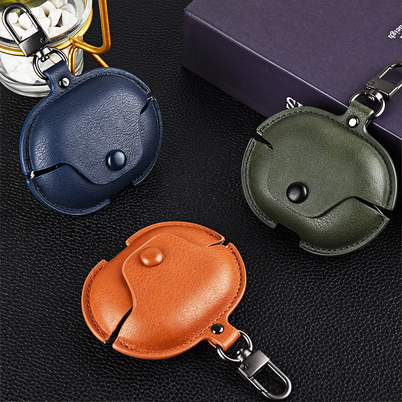 Leather Buckle Case For Huawei Freebuds Pro 3 Shockproof Wireless Headphone Cover For Freebuds SE 2 5i 4i 4 5 Pro 2 Earphone Bag