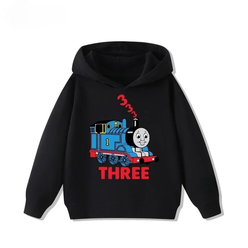 توماس ذا تانك محرك الكرتون الأطفال هوديي الخريف جديد الفتيان والفتيات الدافئة الرياضة في الهواء الطلق مريحة قناع السترة #2