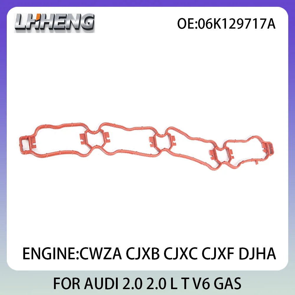 

Прокладка впускного коллектора для AUDI A1 A3 A4 A5 A6 A7 A8 Q2 Q3 Q5 Q7 Q8 TT 06K129717A 2.0L 2.0 L T L4 GAS CWZA CJXB CJXC CJXF 09-23