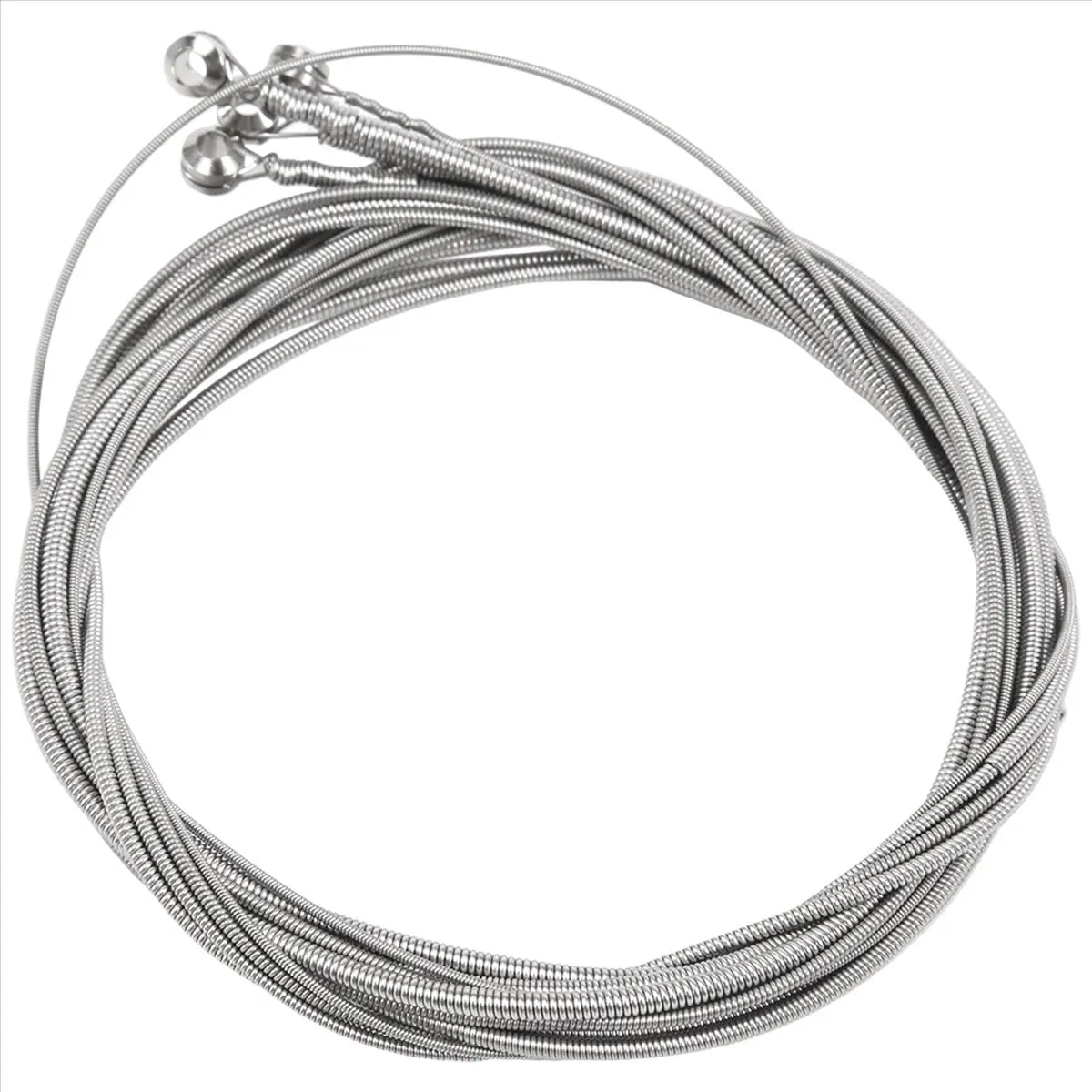 【STOCK】4 Pcs Stainless Steel Strings Guitar Parts Accessories Guitar String Silver Plated Gauge Guitar Music Accessories