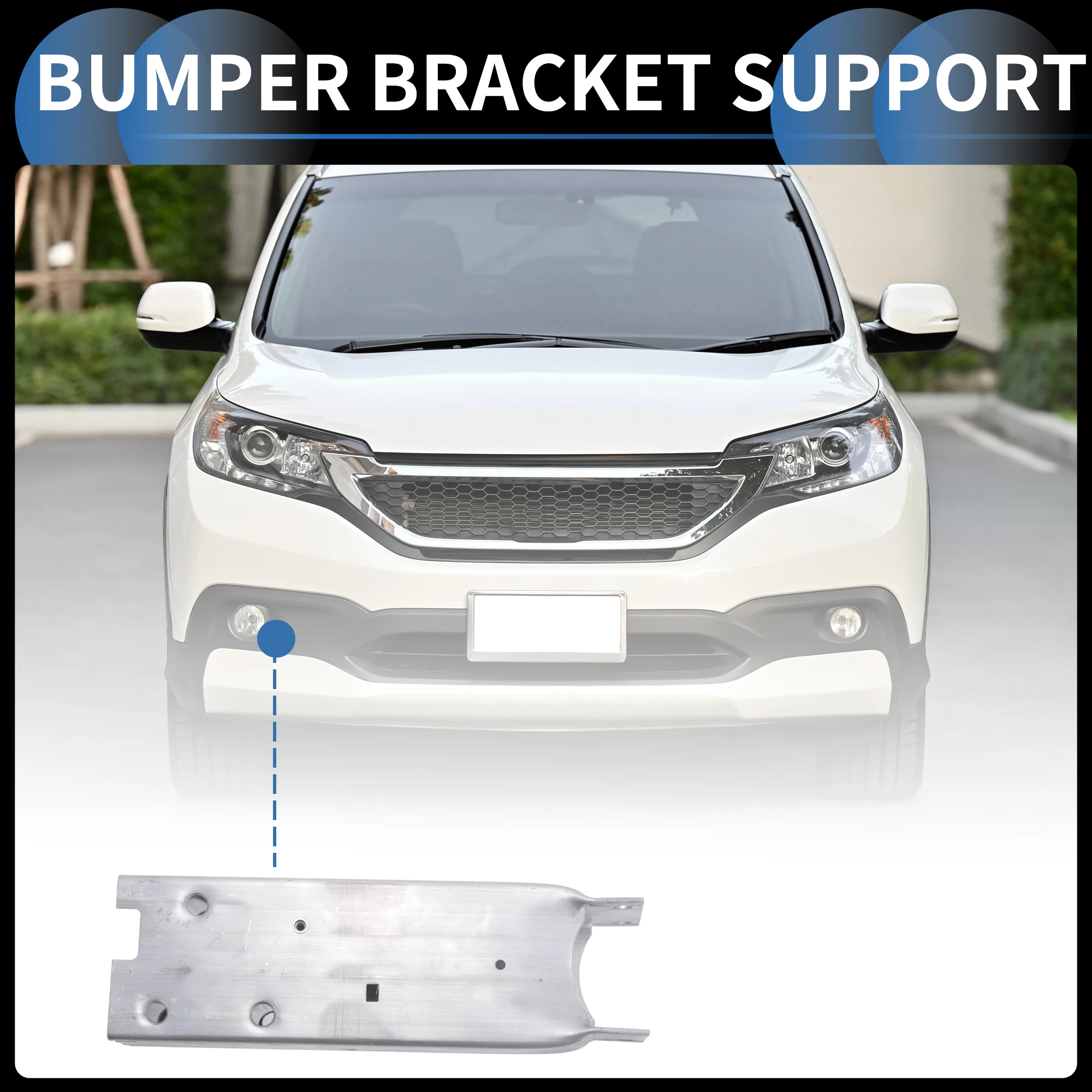 UXCELL Bumper Support Bracket Left Right Side Front Bumper Retainer Bracket Hold Mount No.51647274660 for BMW X4 2015-2018