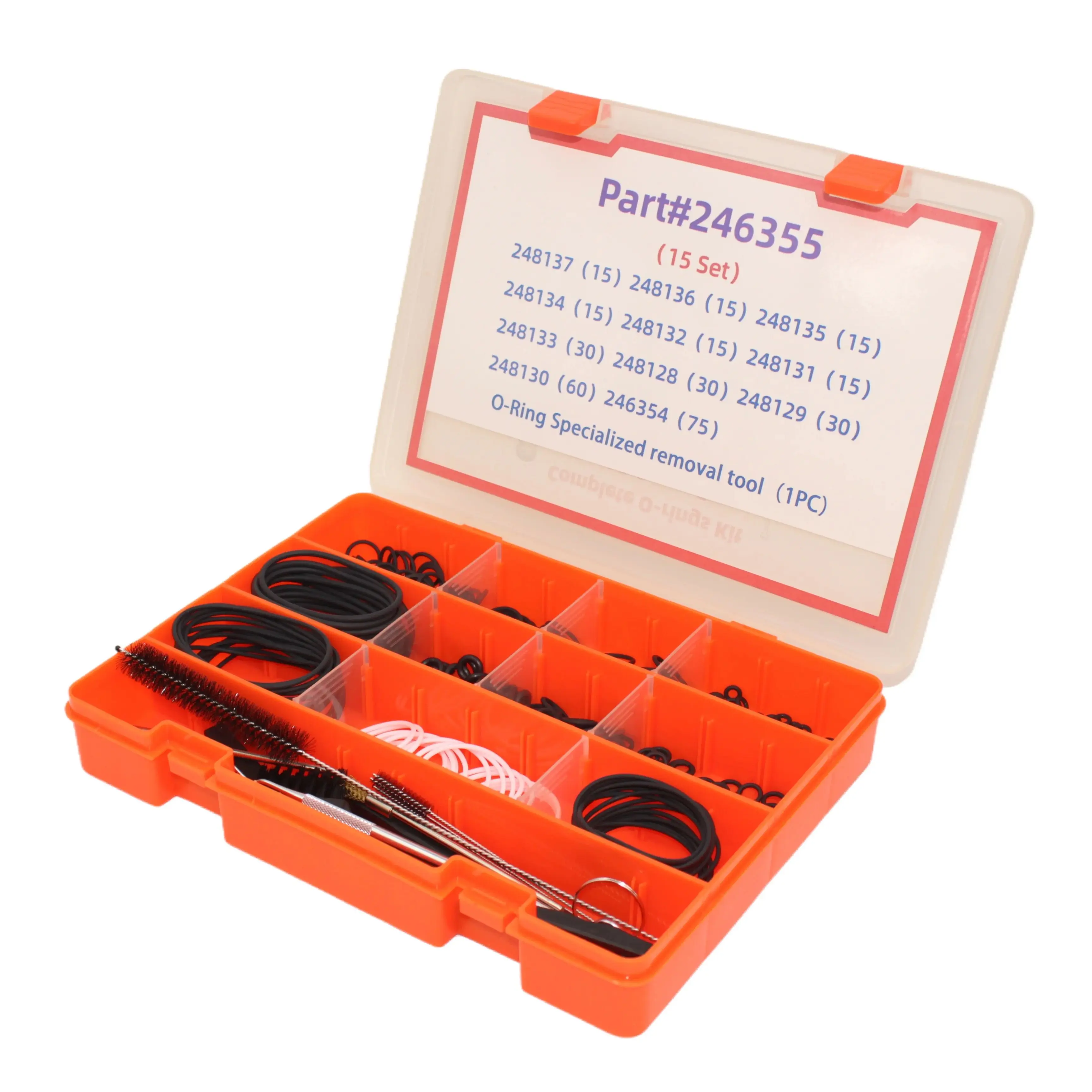 Aftermarket 15 sets 246355 Complete O-ring Kit for Fusio Air Purge AP Spray Gun 3