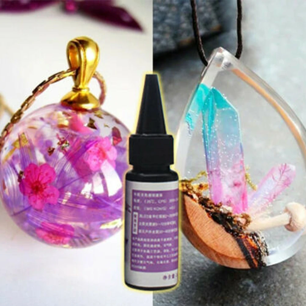 

Crystal Epoxy Crafts 25 G UV Resin Kit Pigment Hard Adhesive Glue Craft Decorations Nail Art Jewelry Making Garment Accessories