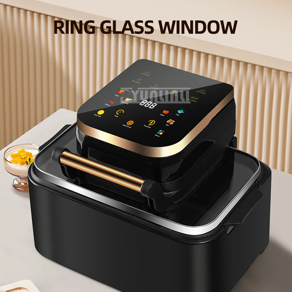 12L Large Capacity Ivisible Air Fryer Automatic Electric Fryer Household Intelligent Electric Oven