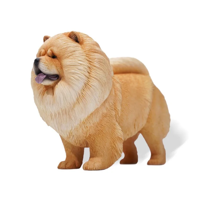 1/6 Chow Chow, model, healing system cute pet cute simulation dog animal peripheral ornament figure