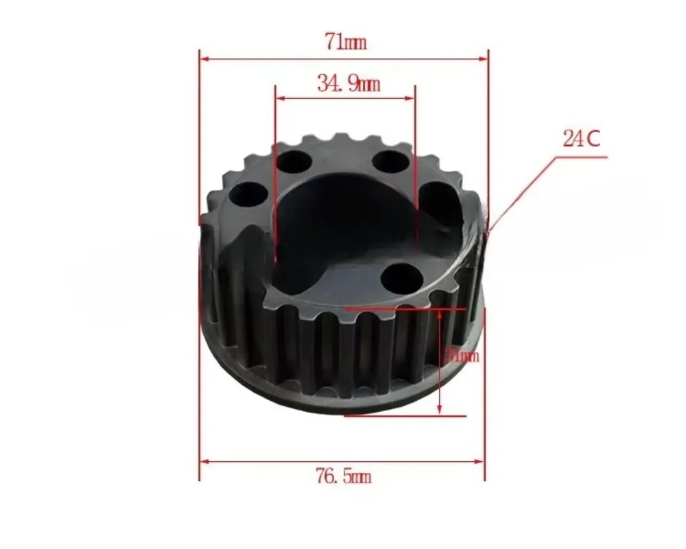 Forklift Spare Parts 24423-42200 Gear, Crankshaft for D4BB    Electric Belt Sander Citycoco