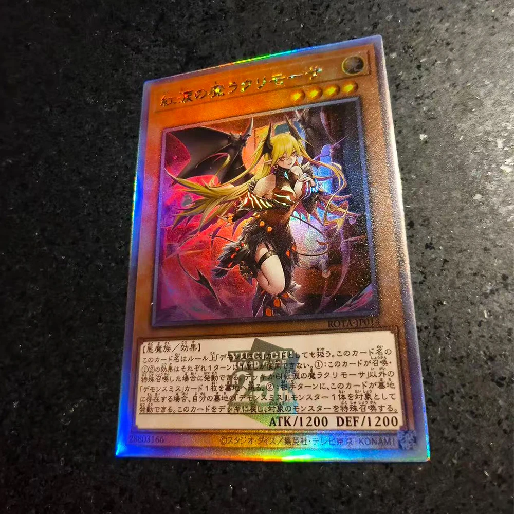 Anime karakters Yu-Gi-Oh! Black Magician Dark Magician Girl DIY Homemade Collection kaartspel speelgoed Kerstverjaardagscadeau