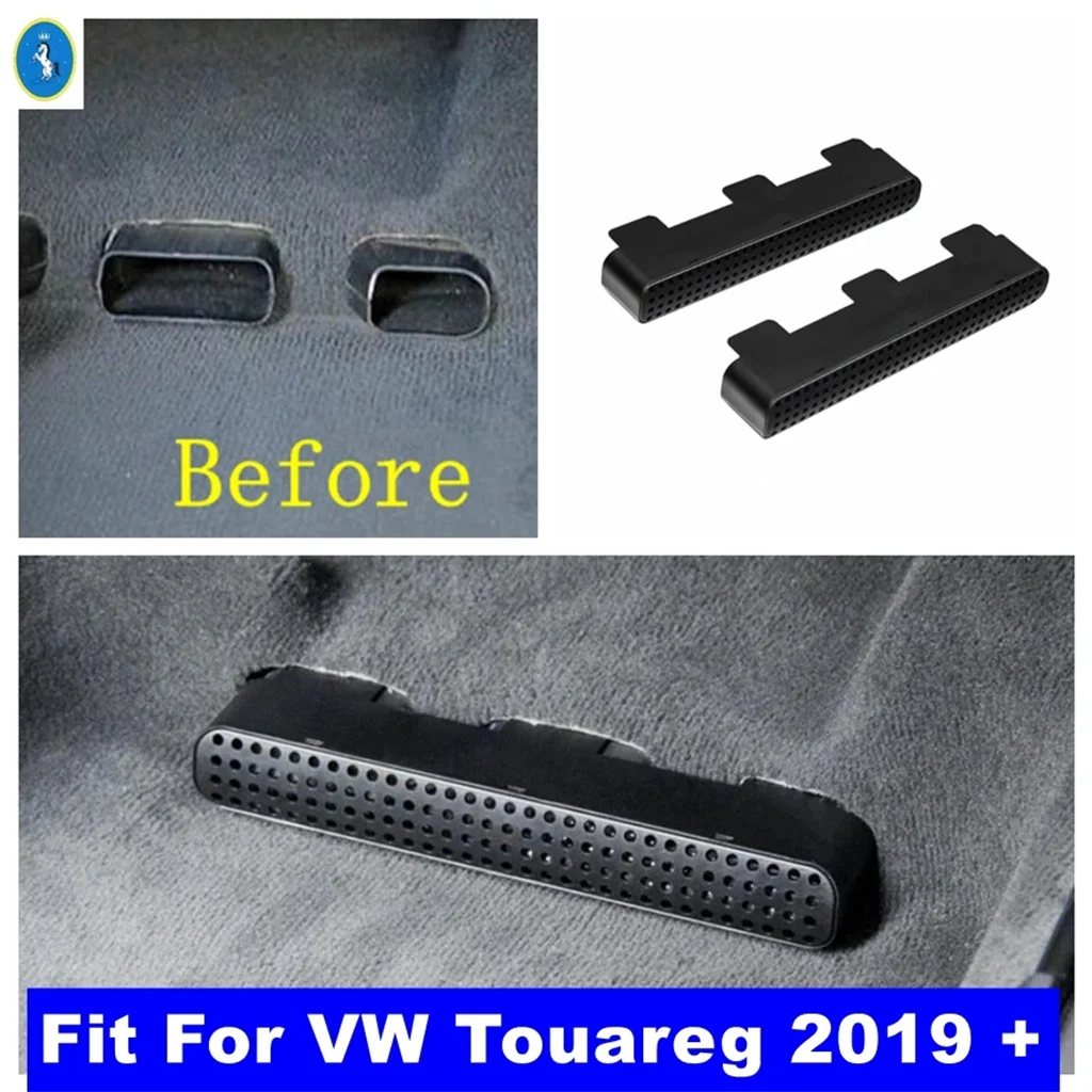 

Auto Seat Bottom AC Air Duct Vent Anti-blocking Plastic Protection Cover Kit For VW Volkswagen Touareg 2019 - 2023 Accessories