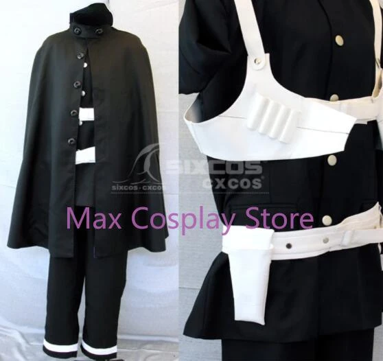 Max Cos 게임 코스프레 의상, Raidou Kuzunoha XIV 블랙 유니폼, 세트 S-XL 또는 맞춤 제작, 모든 사이즈