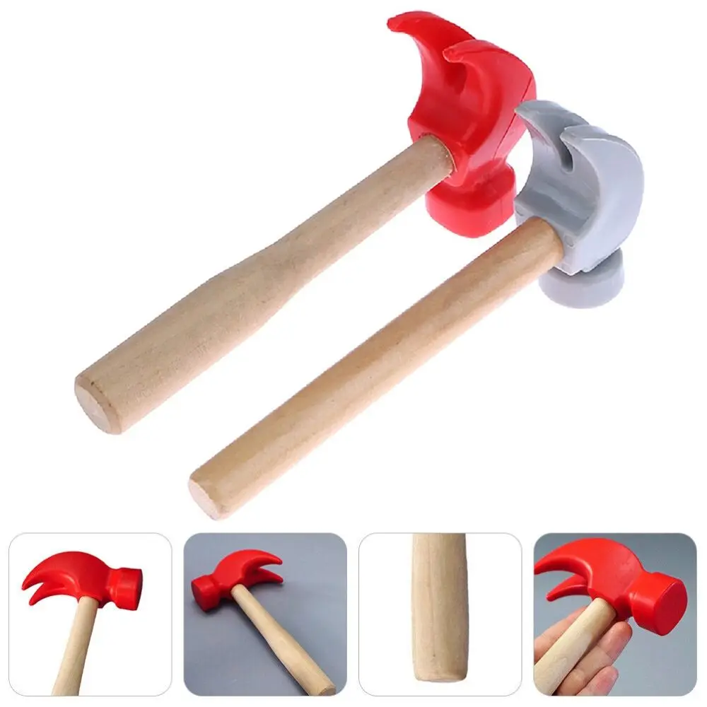For Kids Wooden Knocking Toys Children Hammer Claw Hammer Toy Simulation Hammer Maintenance Tools
