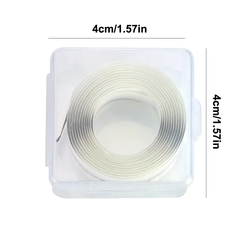 Bande de remplacement de faux cils auto-adhésive, avec boîte, outils de maquillage réutilisables et imperméables, aspect naturel et longue durée