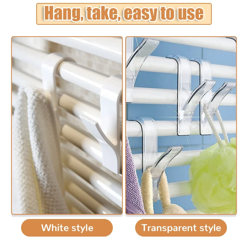 3 Size Towel Racks No Punching Kitchen Cabinet Door Towel Rack Bar Hanging Holder Rag Shelf Rail Hanger Home Organizer with Hook