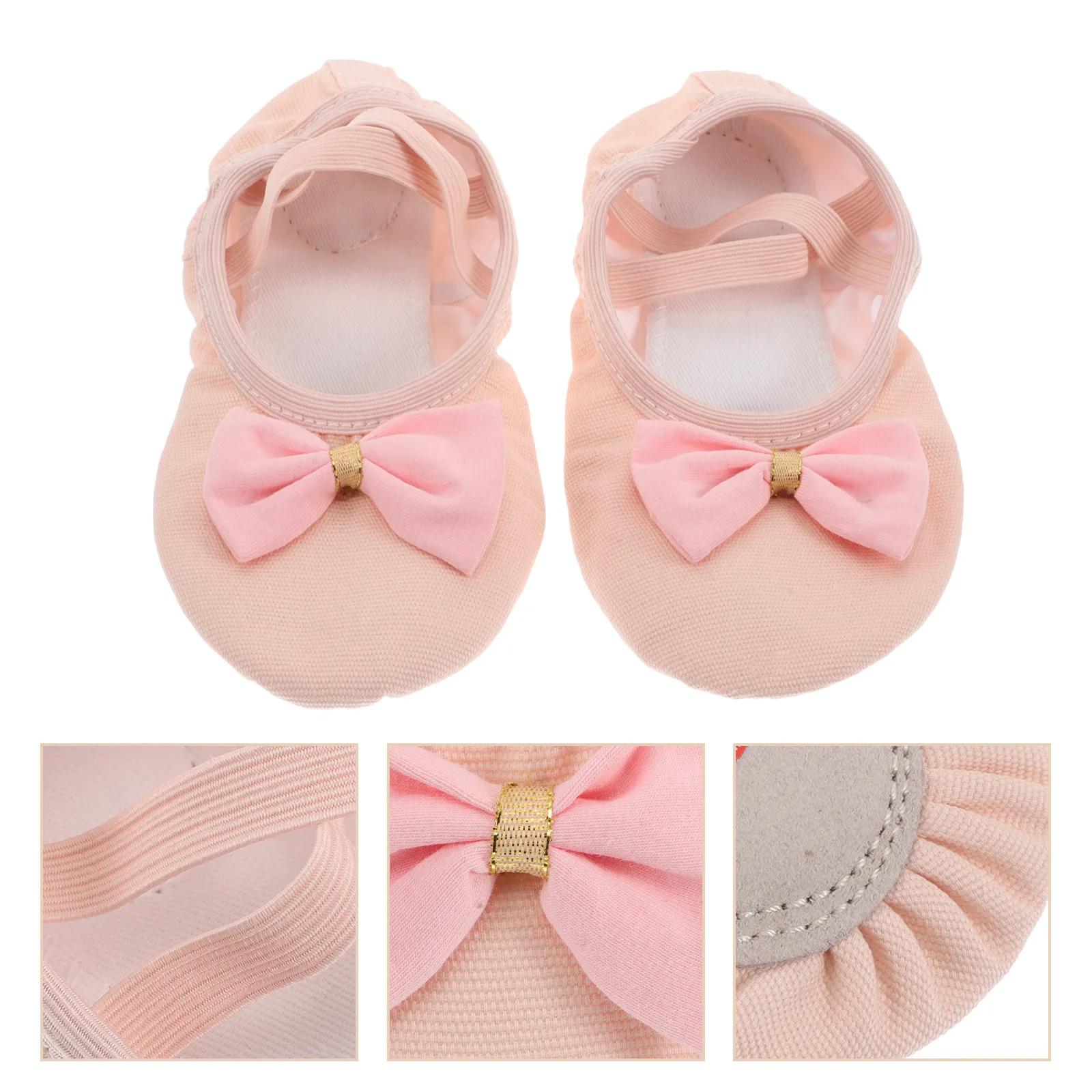 1Pair Kids Ballet Shoes for Girls Soft Split Sole Dance Slippers Ideal for Chinese Dance Ballet Practice Toddlers Performance