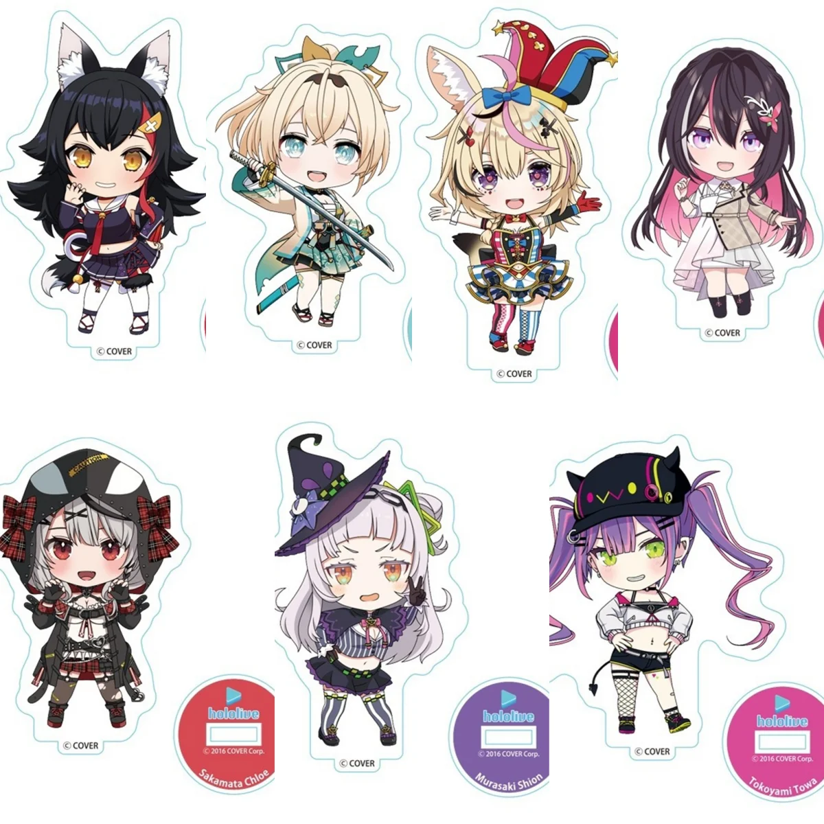 10CM Charm Anime Hololive VTuber Acrylic Stand Model Cosplay Characters Ornament Accessories Goods Collection Gifts