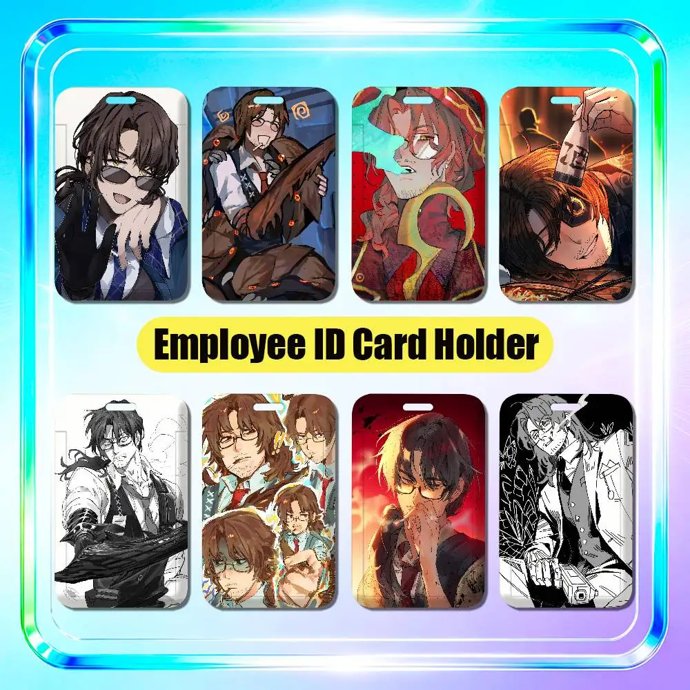 For Limbus Company Gregor Employee ID Card Holder Office Badge Student Bank Work Credit Holders Hard Case Shell