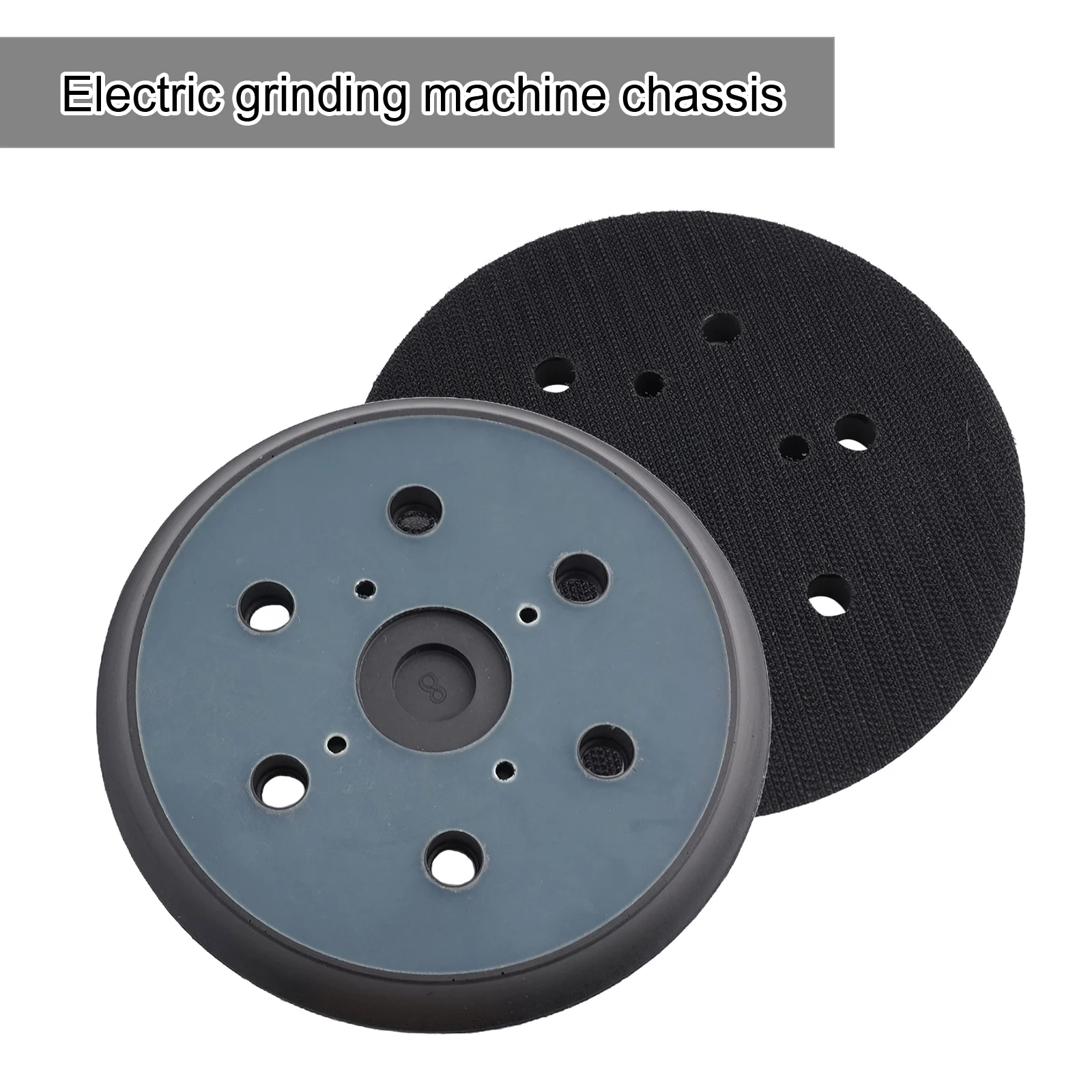 2 pezzi 6 pollici 6 fori levigatura pad senza polvere piastra di supporto di ricambio 150mm per Ridgid R2611 levigatrice orbitale casuale lucidatura