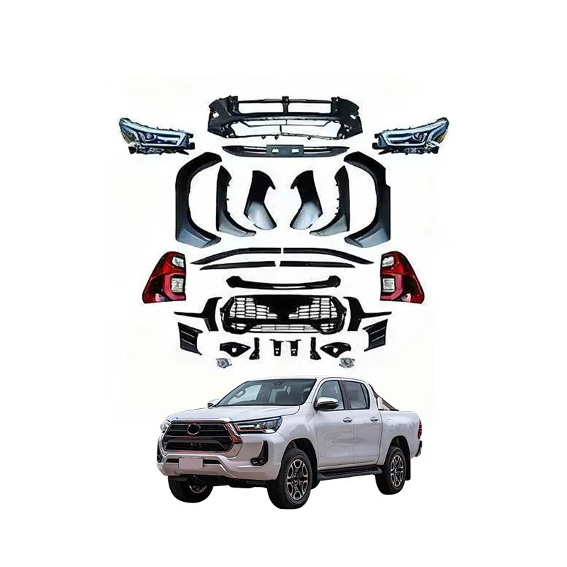 for CarUpgrade Exterior Accessories Car Body Kits for Toyota Hilux 2016-2024