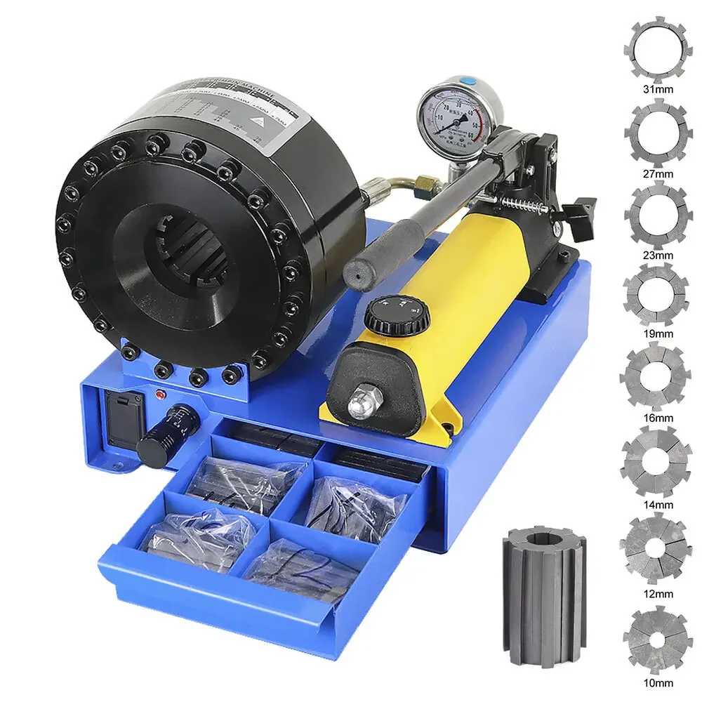 

Portable 6-40mm High Pressure Manual Hand Hydraulic Rubber Hose Crimping Machine Hose Crimper Tools Machine