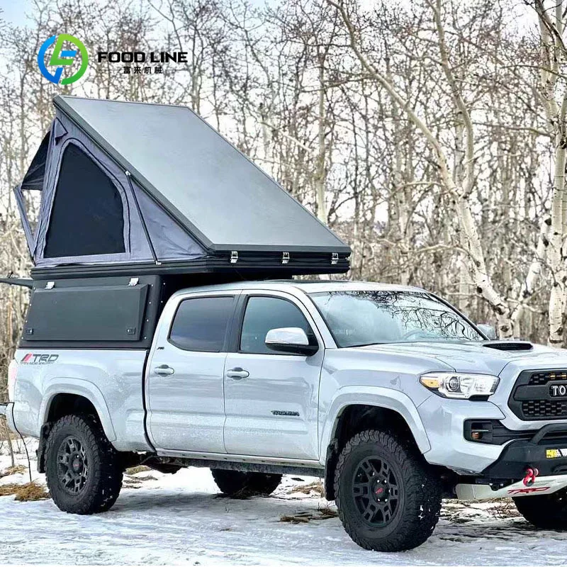 Customized aluminum hard shell rooftop tent camper canopy waterproof anti‑uv roof shelter for 4x4 overland self‑driving camping
