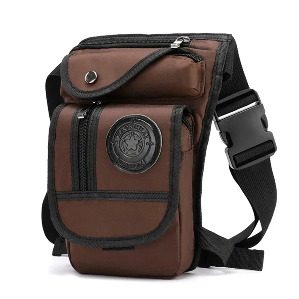 Men's Horse Riding Waist Bag Nylon Casual Drop Leg Bag Multi-Pocket  Large Capacity Outdoor Sports Multi-purpose Hip Bum Bags