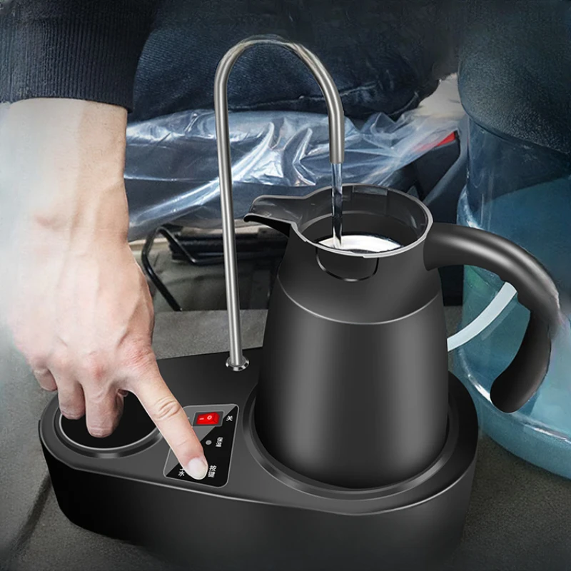 Car water dispenser 24v with automatic water feeding, smart kettle, 12v car heating kettle water heater