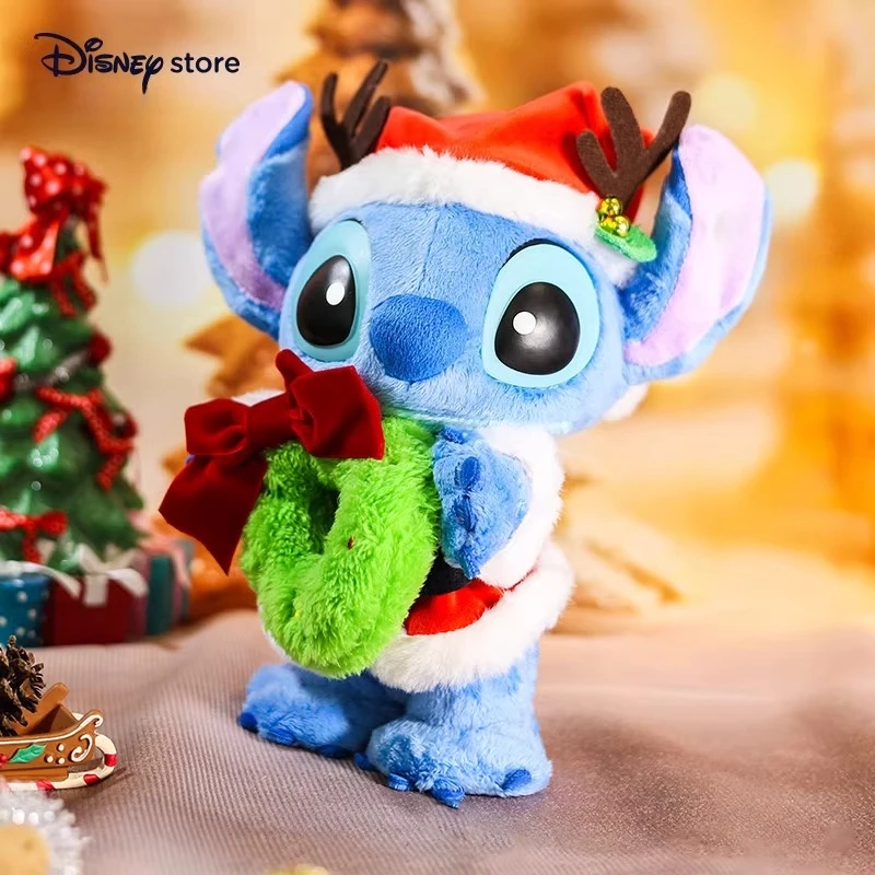 

Подвижная коллекционная фигурка Disney Stitch Christmas Limited Edition — подарок на день рождения или рождественский подарок для хороших друзей.