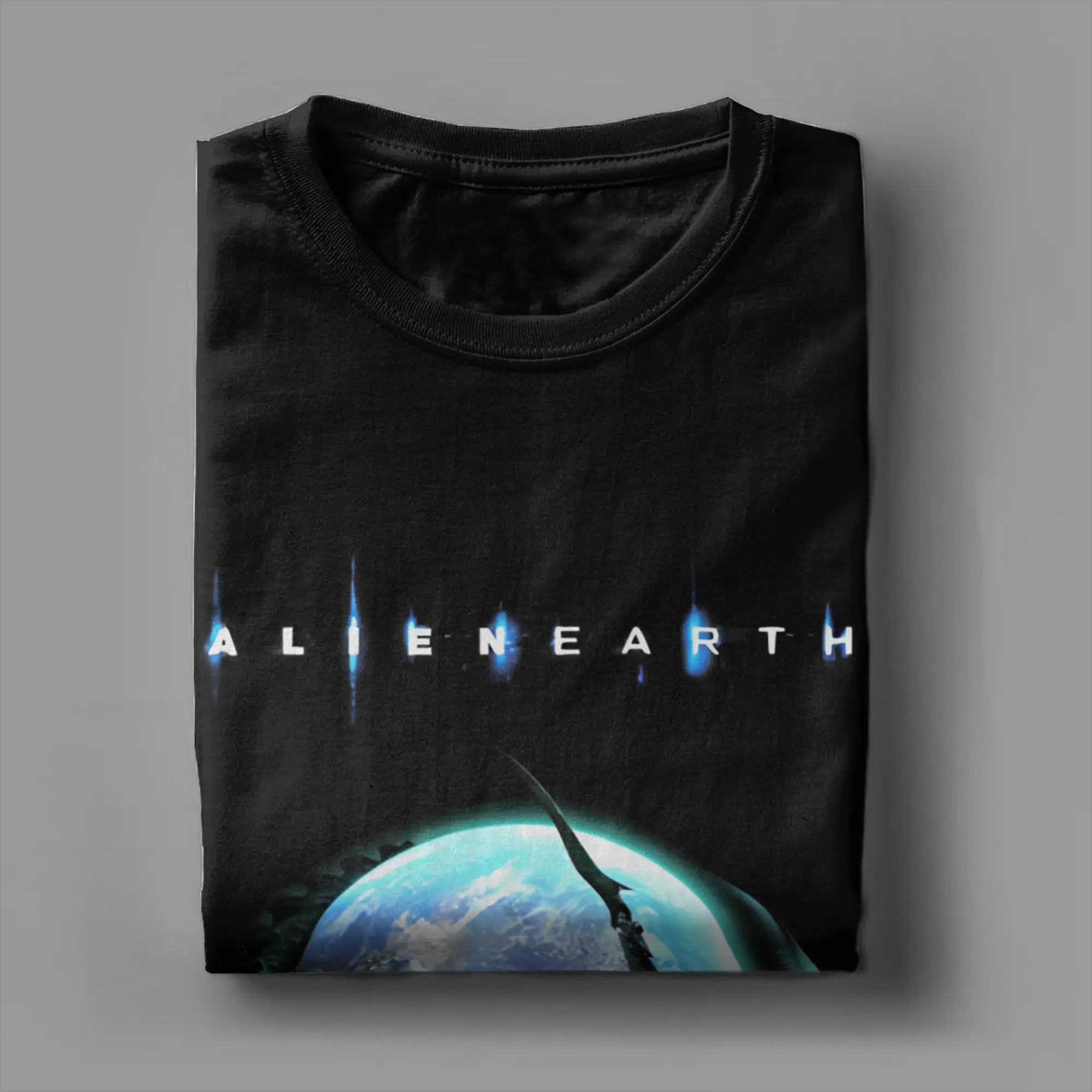 الغريبة الأرض 2025 فيلم تي شيرت الرجال النساء القطن الخالص تي شيرت الخيال العلمي الرعب قصيرة الأكمام تي شيرت هدية عيد ميلاد بلايز