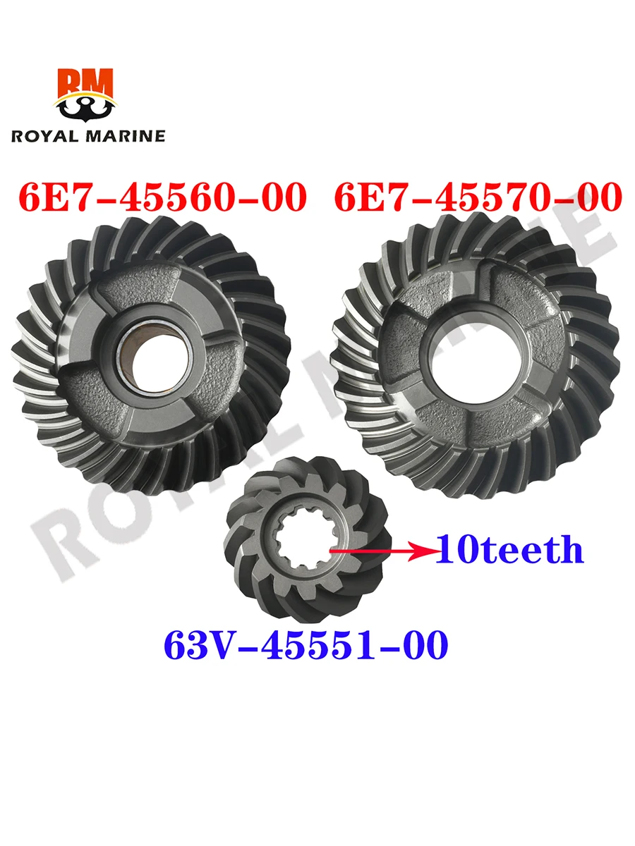 Getriebesatz für Yamaha 4-Takt 15 PS F15 Außenbordmotor 6E7-45560-01 63V-45551-00 6E7-45571-00 Bootsmotorteile – Detail 1