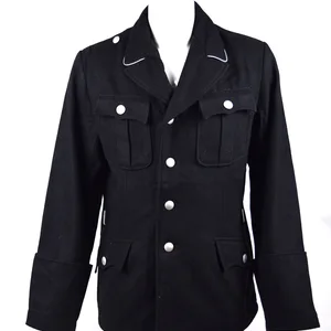 تأثيري الألمانية النخبة M32 ضابط سترة صوف أسود وبنطلون زي عسكري إعادة تمثيل أعلى 8 مبيعات للزي العسكري الألماني - رقم 5