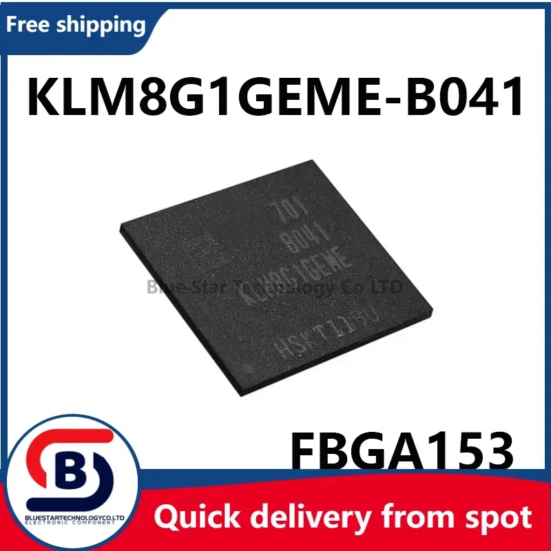 

Free Shipping 5-20pcs/lots KLM8G1GEME-B041 KLM8G1GEME FBGA153 memory chip
