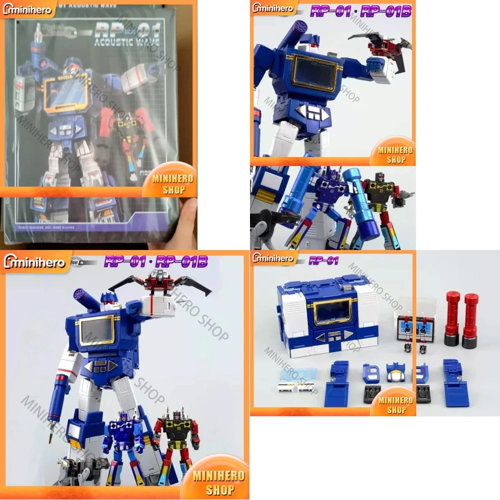 

В наличии: Коллекционная фигурка-трансформер Soundwave для взрослых, детей и фанатов. Подарок для автоботов-трансформеров RP01+RP01B