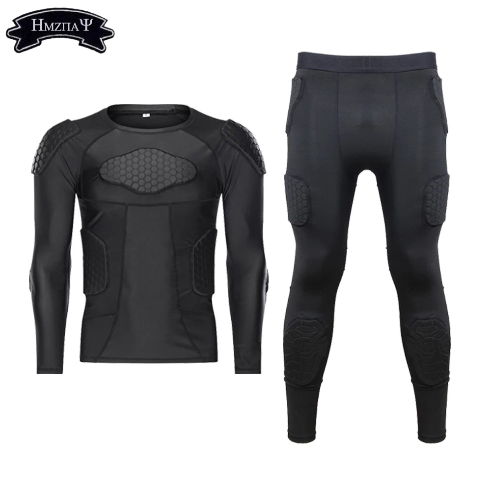 

Men's Cushion Protective Equipment Honeycomb Sports Collision Resistant Clothing Rugby Football Fitness Training Set