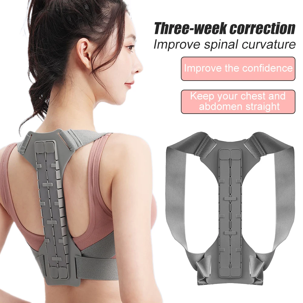 1Pcs Posture Corrector for Men Women Hunchback, Adjustable Shoulder Posture Brace Upper Back Brace Invisible Thoracic Back Brace