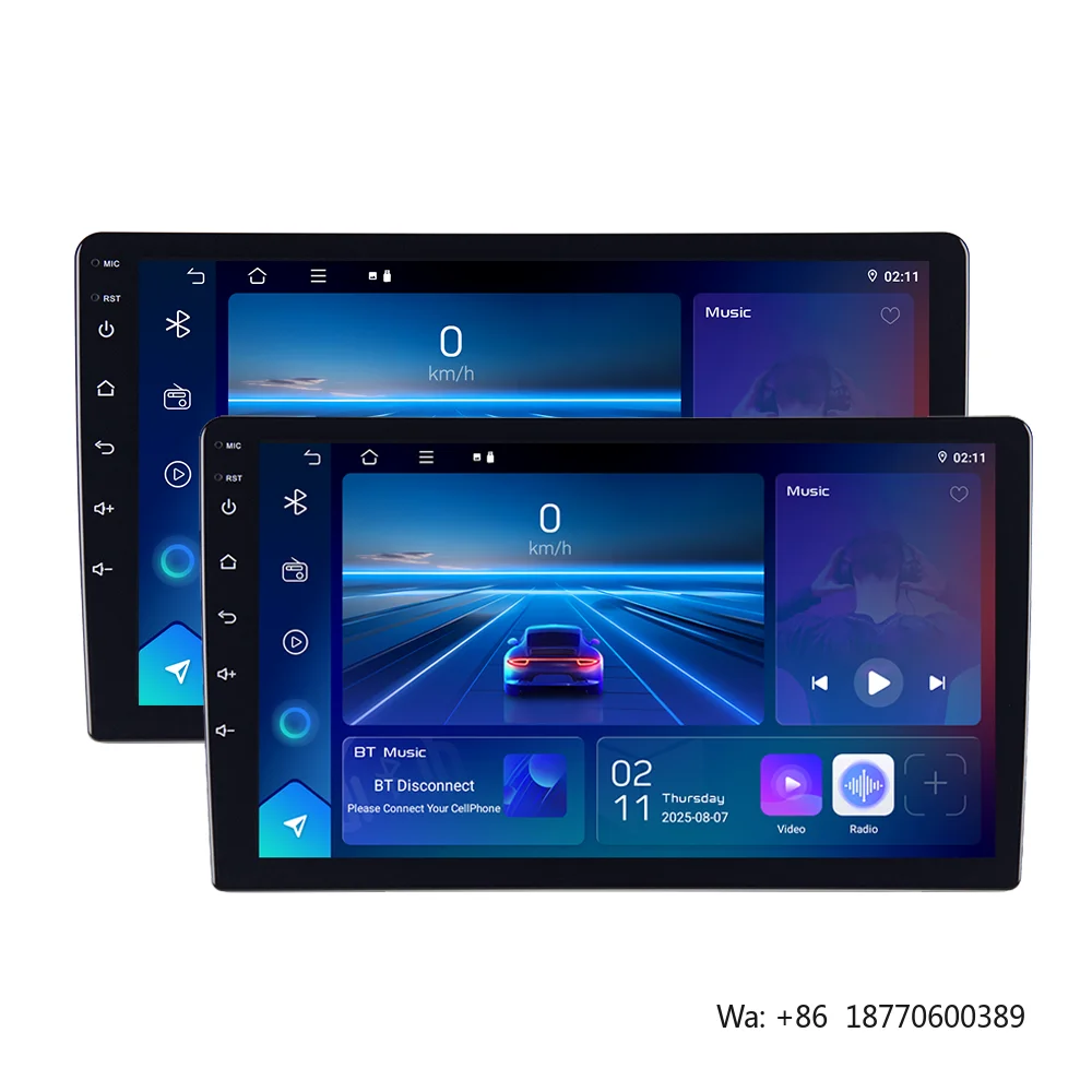 Universal 2 Din 9 Inch Android Car Radios with GPS Navigation 10 Inch CarPlay Android Stereo Auto Carplay Screen Car Player