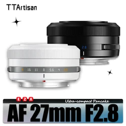TTArtisan AF 27mm F2.8 APS-C Mirrorless Camera Lens for Sony A5000 A7RIII ZVE10 Fuji XA7 XT30 XT100 XE4 Nikon Z50 Z5 ZFC