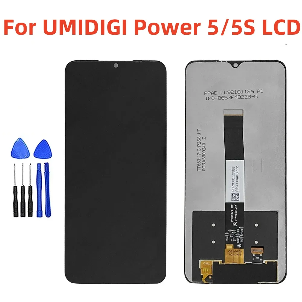 

ЖК-экран для UMIDIGI Power 5, ЖК-дисплей и цифровой преобразователь экрана в сборе, замена для UMIDIGI Power кодирующий преобразователь сенсорного экрана в сборе, ЖК-датчик + инструмент