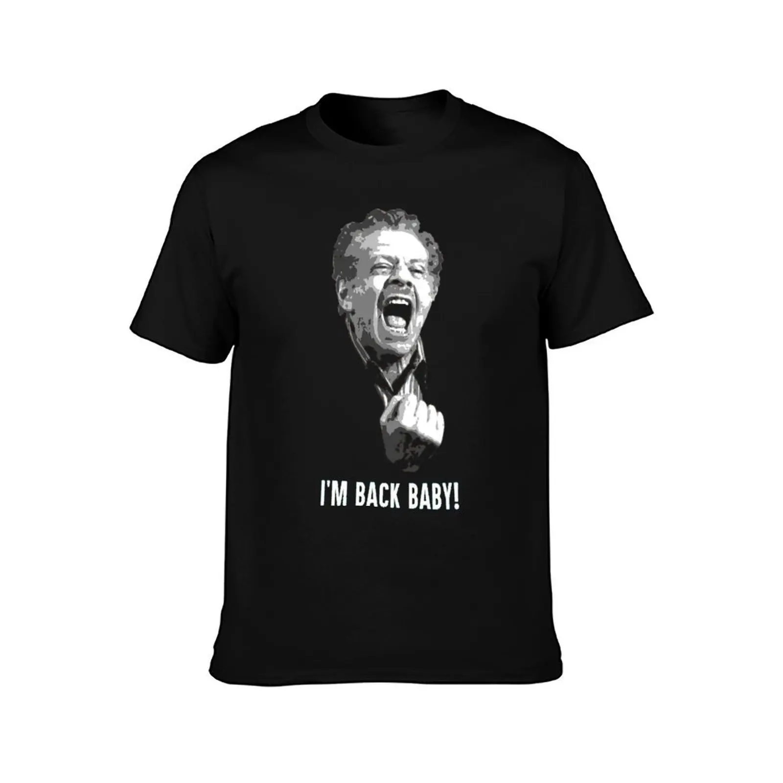 I'm back baby - Séìnféld T-Shirt, Summer Casual Cotton Tee, Oversized Streetwear Tops, Vintage Graphic Print, Unisex Men Women