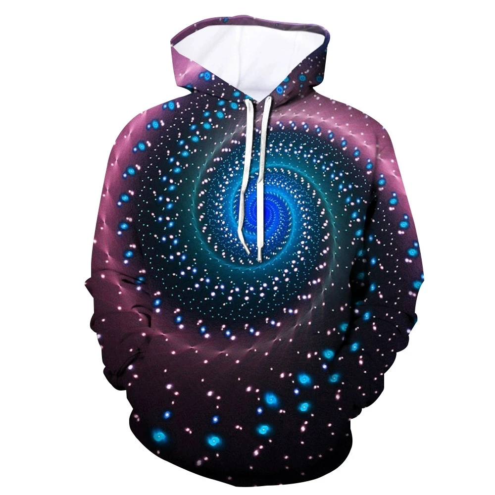 Fashion Abstract Swirl 3D Print Hoodie Men Women Hoodies Streetwear Oversized Pullovers Hooded Sweatshirts Male Tops Clothing