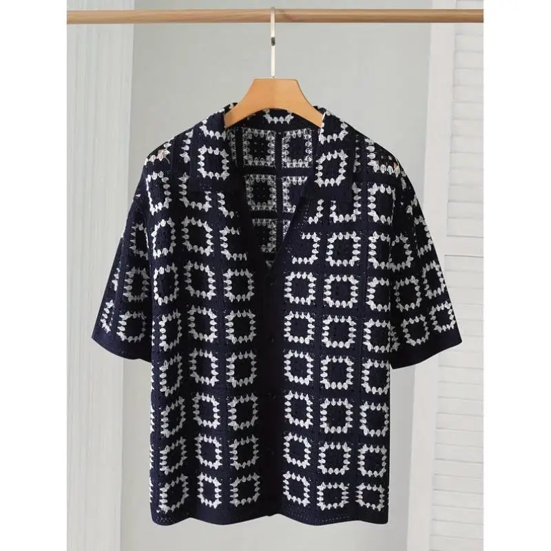 سترة محبوكة للرجال بألوان متباينة Bla White M موديل Ciwalk Coolmax ياقة من الألياف تسعة Sve طول قابل للتشوه #2