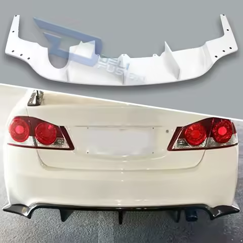 For Honda 2007-2011 Civic FD2 Type-R JS Style Rear Diffuser FRP Car Exterior Body Kit Modified Accessories &amp; Auto Gadgets
