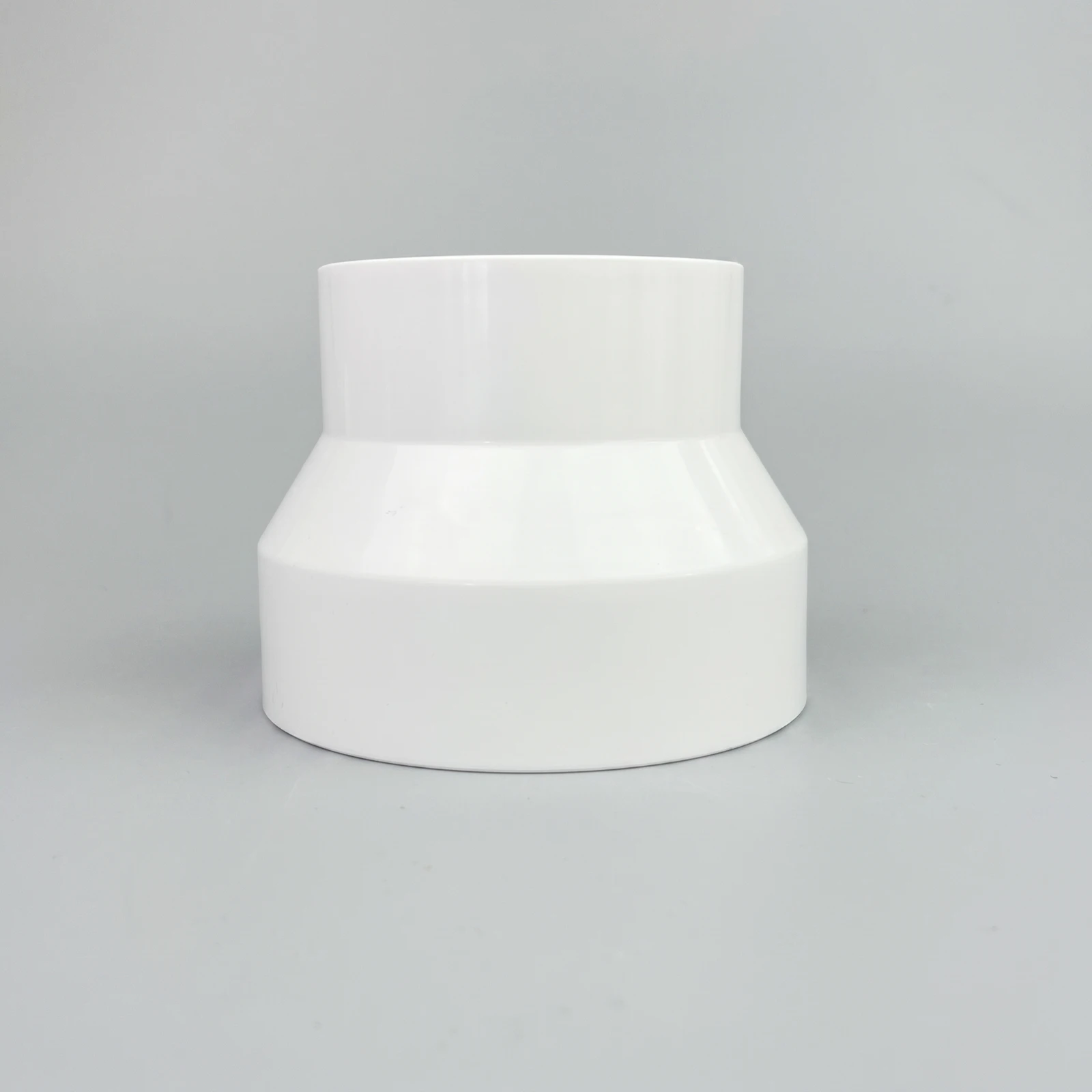 Round Duct Reducer Rigid Duct Reducer Exhaust Pipe Adapter Low-Height for DIYers, Workshop