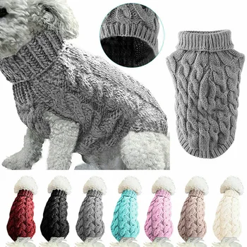 Warm Knitted Dog Sweater 2