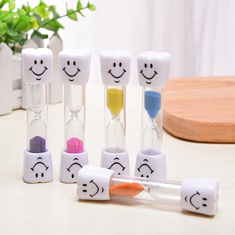 

Creative Smiling Face Hourglass Sand Clock For Cooking Office Desktop Decoration Sand Watch Children's Toothbrush Timer Crafts