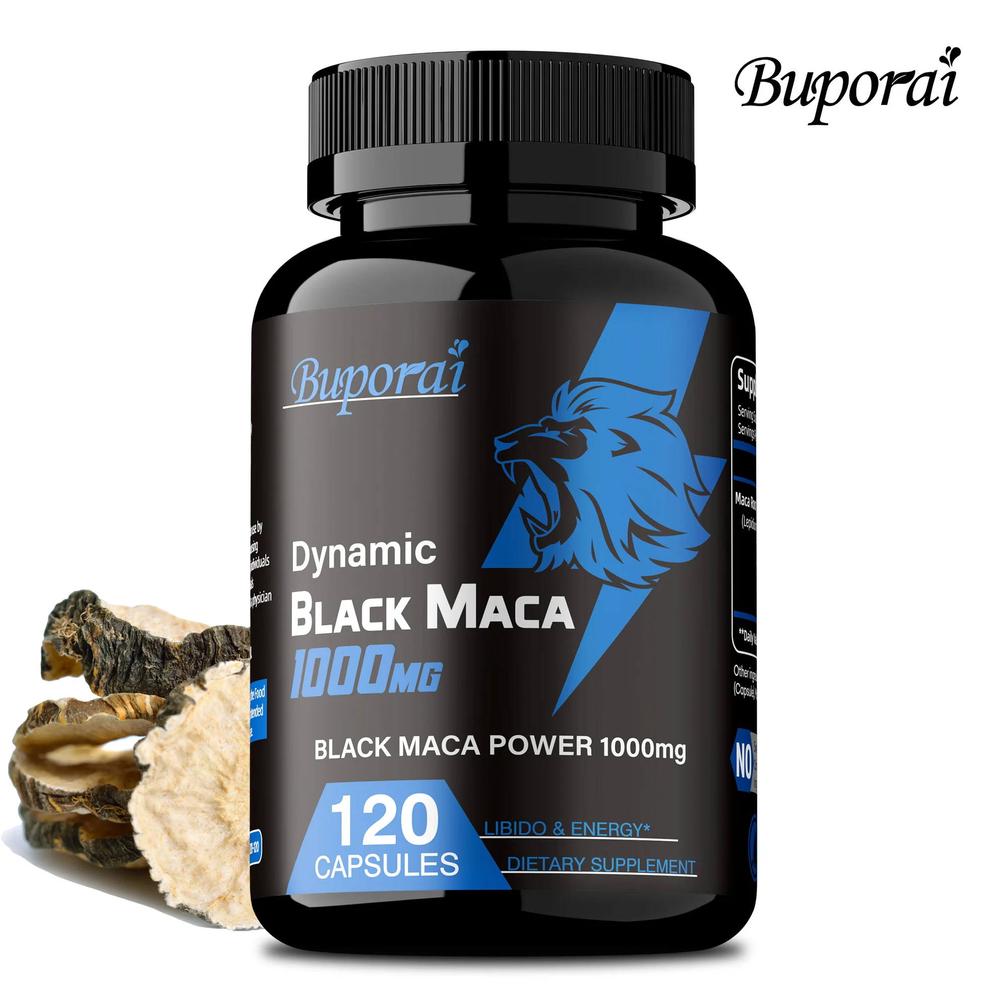 

Black Maca Supplements - Balance Hormones, Reduce Fatigue, Increase Muscle Mass,Improve Athletic Performance