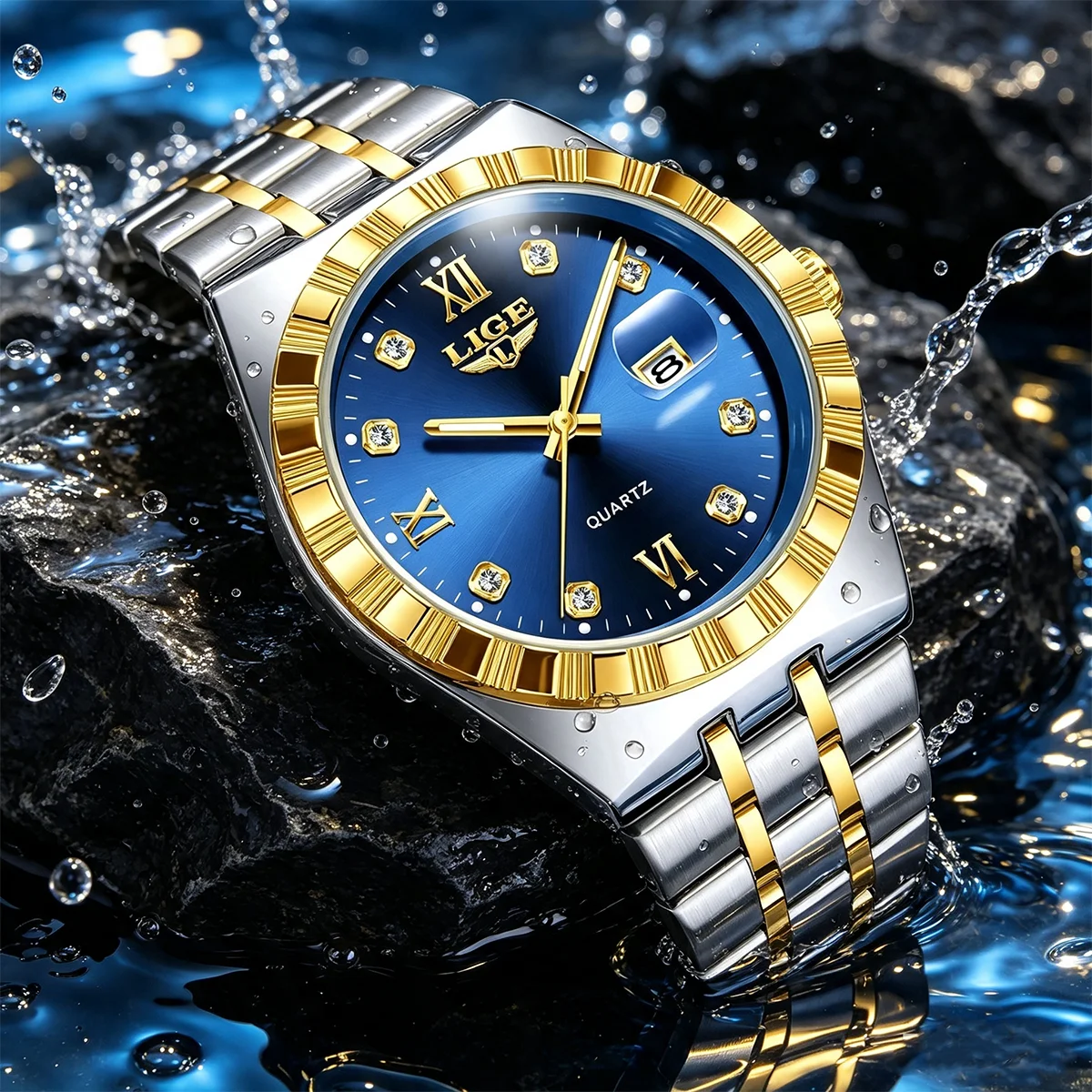 Luxury Watch Business - LIGE Top Brand Luxury Men Watches