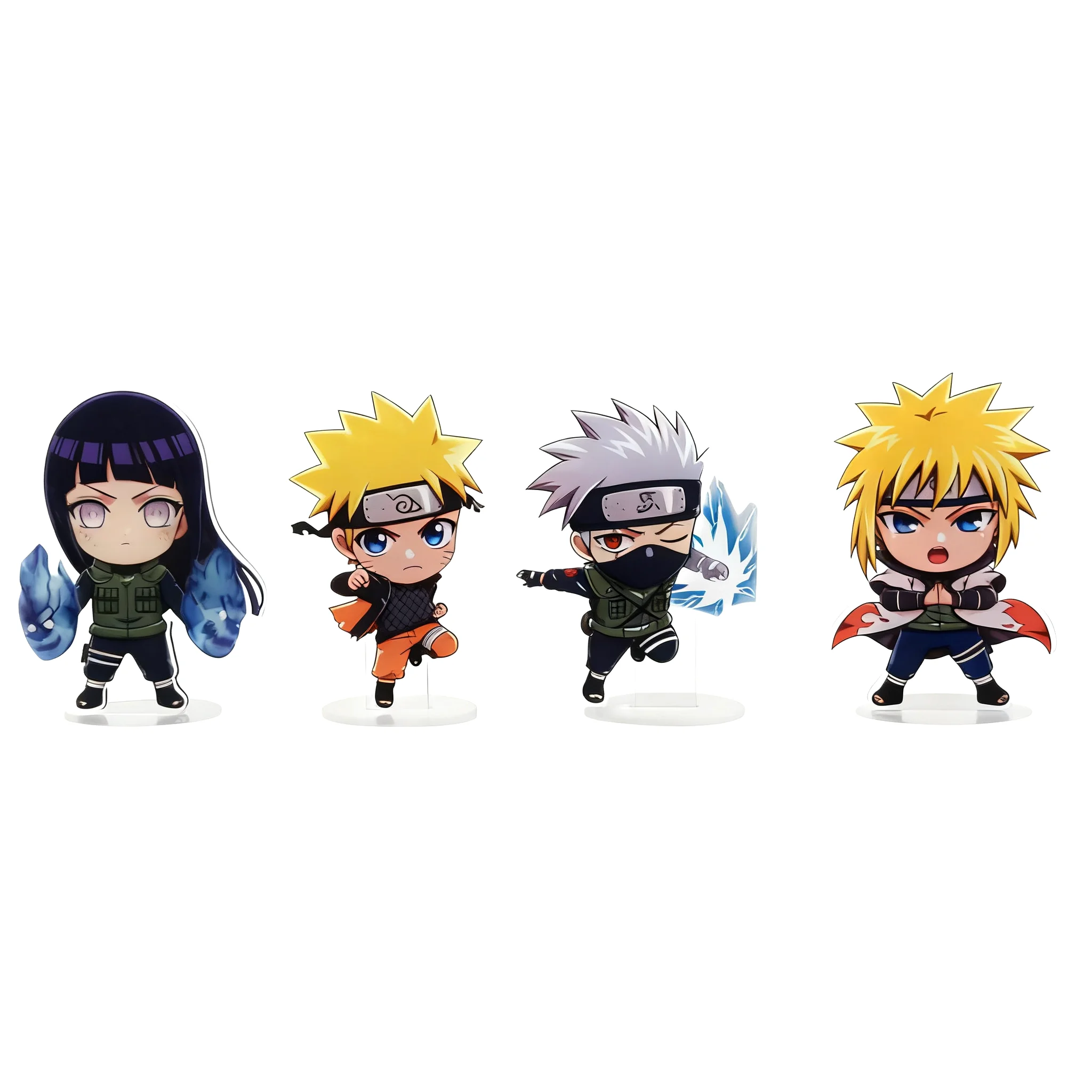 لوحات ناروتو أنيمي الدائمة الاكريليك كاكاشي إيتاشي الأجهزة الطرفية ساسوكي ميناتو لطيف مادارا نموذج الكرتون سطح المكتب هدية